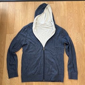 Faherty Zip Up Reversible Hoodie